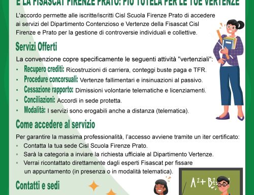 Nuova Convenzione CISL Scuola