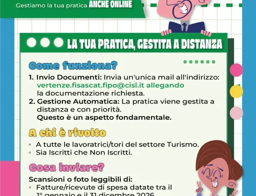 Sostegno al Reddito per il Settore Turismo